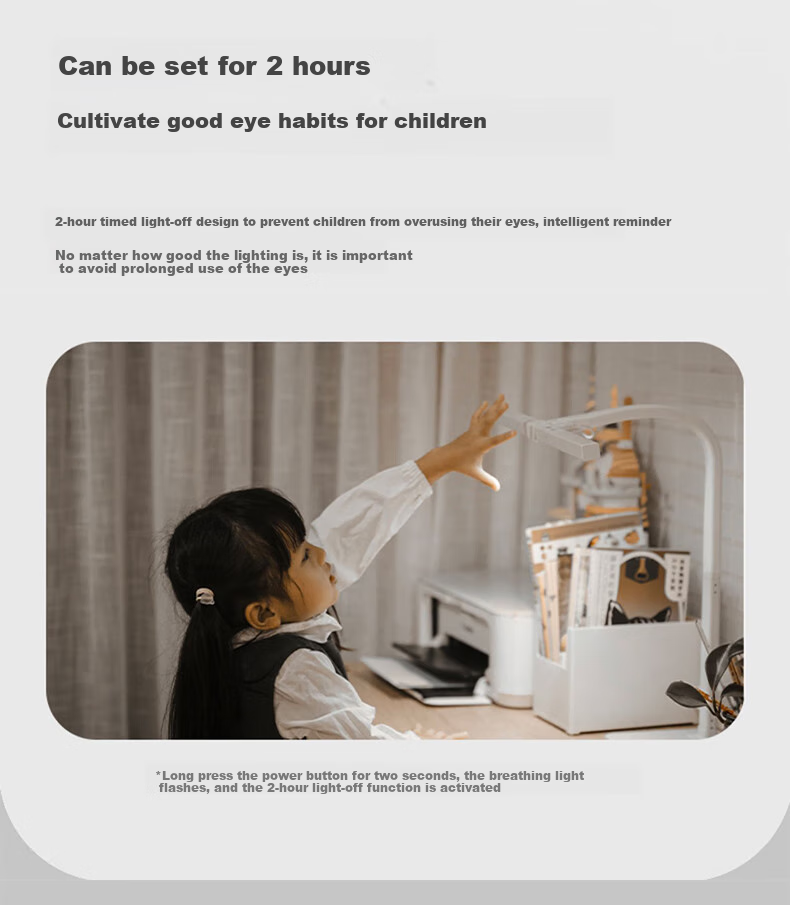 Dpdupi Eye Protection Lamp for Study, Reading, Homework, Students And Children, Smart Screen-Friendly Desk Lamp with Intelligent Lighting to Protect Visio 21