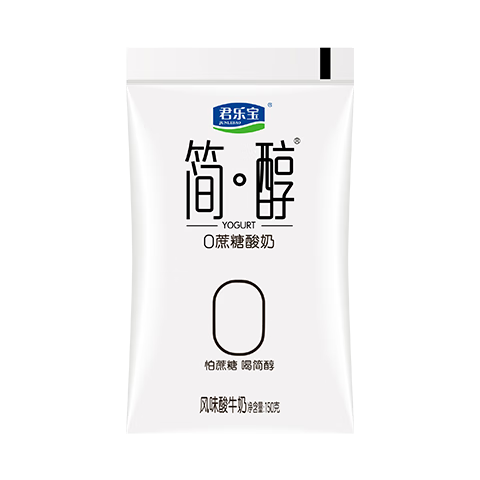 君乐宝 简醇 0蔗糖 150g *12袋 低温酸奶酸牛奶 源头直发 包邮