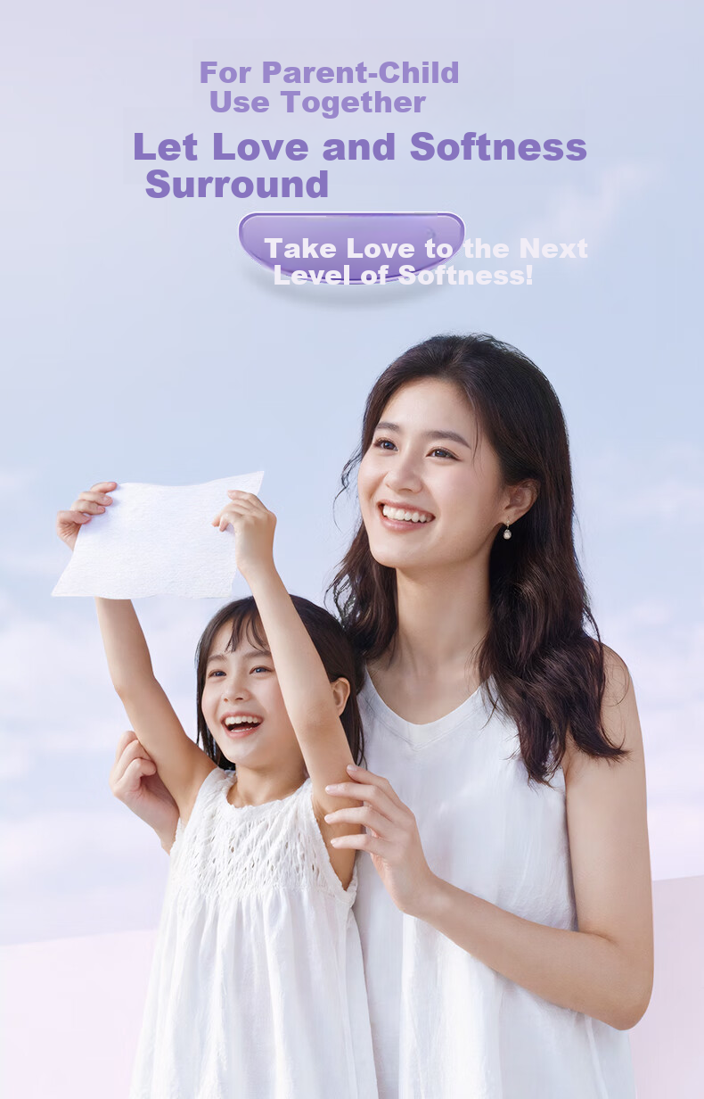 FulCotton 100% Pure Cotton Baby Soft Wipes [80 Sheets * 18 Packs], Wet And Dry Use, Thickened Face Towels 10