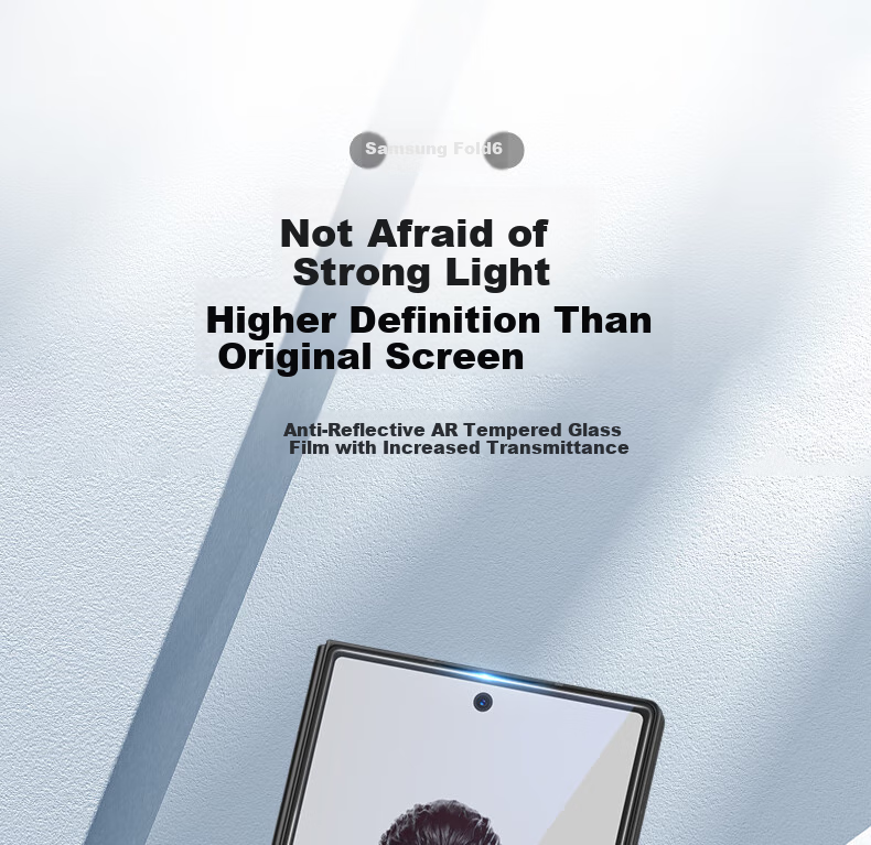 Lanxingxiansheng [Class T*AR Enhanced Transparency] Screen Protector for Samsung Z Tri Fold/W26, Zfold7 Tempered Glass Film, High-Definition Clear Anti-Drop Anti-Fingerprint Phone Protective Film 1