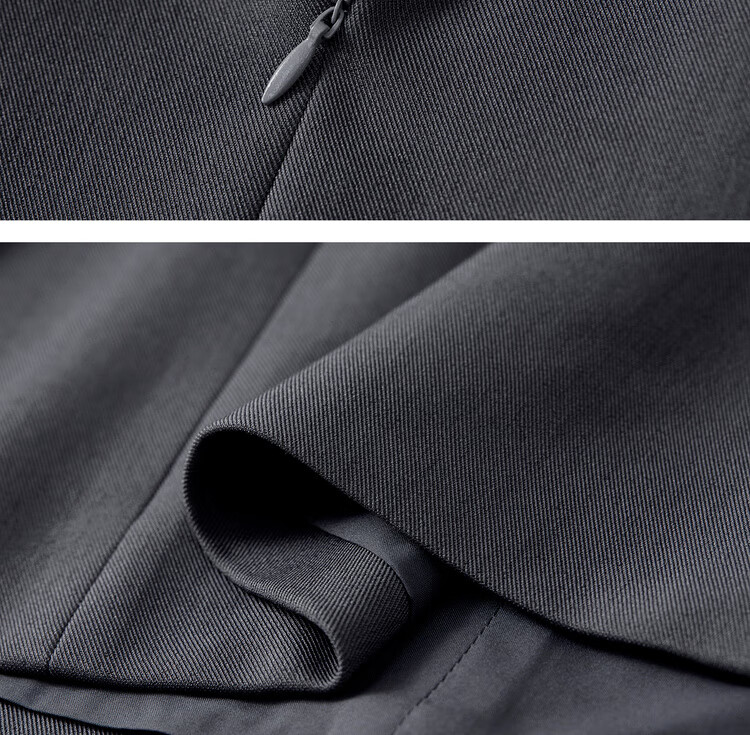 Sentubila Sleeveless Waist-Defined Slim Fit Elegant Gray Mid-Length Dress for Women Summer Office Wear 24