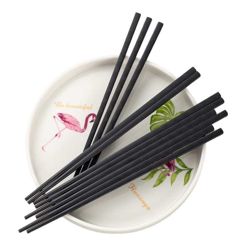 LOCK&LOCK Alloy Chopsticks, Heat-Resistant, Easy to Clean, Mold-Resistant, Household Cutlery Set for Quick Meals, 10 Pairs