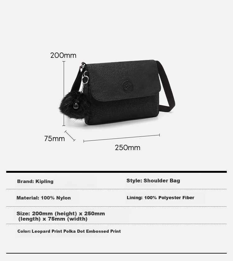 Kipling Gift Fashion Shoulder Bag Crossbody Bag Classic Gift MAYZE Cherry Blossom Pink Woven Strap Patchwork Women's Birthday Present 1