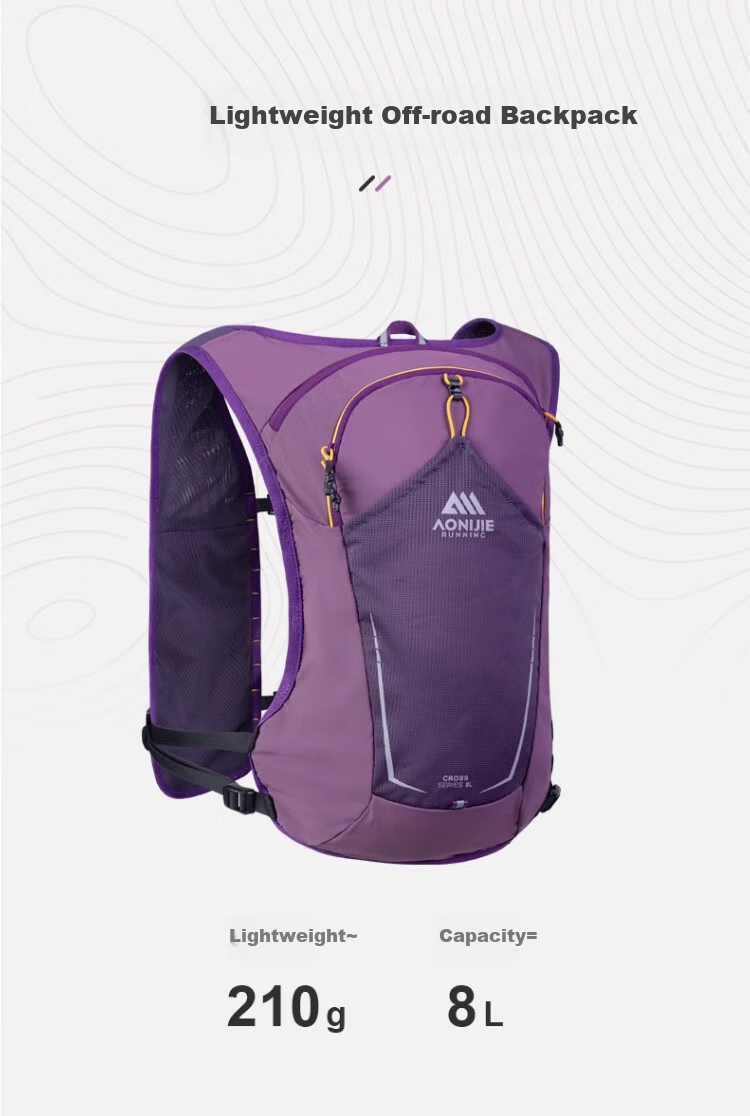 AONIJIE Trail Running Backpack, 8L Professional Outdoor Lightweight Hiking Backpack, Cycling Hydration Pack 3