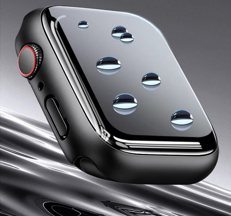 Iboann Tempered Glass Protective Case for iWatch S11, Shockproof Apple Watch Series 10/11 46MM Durable Screen Protector and Protective Shell Accessories 11