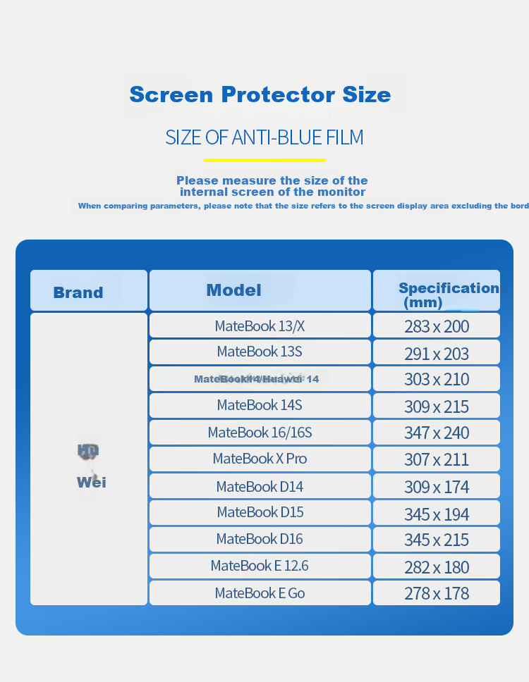 JPLAYER Screen Protector for Huawei MateBook D16/D16 SE, Compatible with 2024/23/22 Models, 16-Inch Laptop Screen Protector, HD Clear, 2-Pack 4