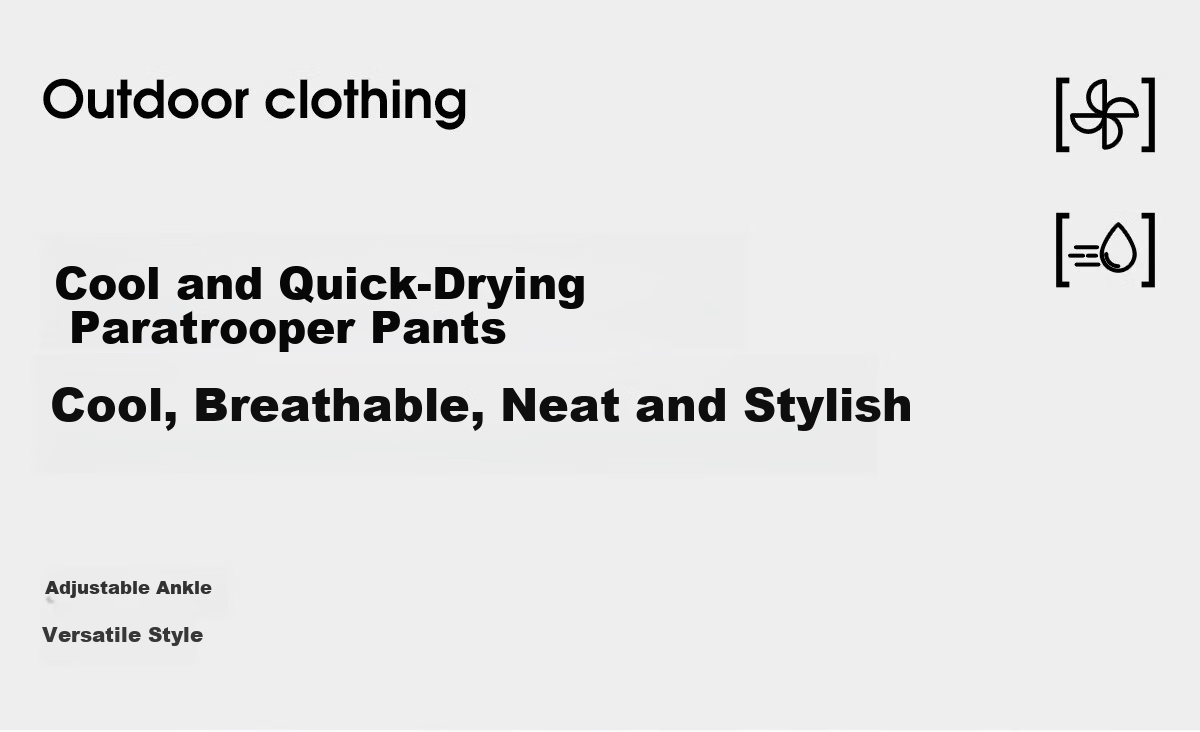 CAMEL [Wang Junkai's Choice] Outdoor Quick-Dry Long Pants for Men And Women, Summer 2025 Workwear Paratrooper Pants, Cool-Feeling Sports Pants M 1