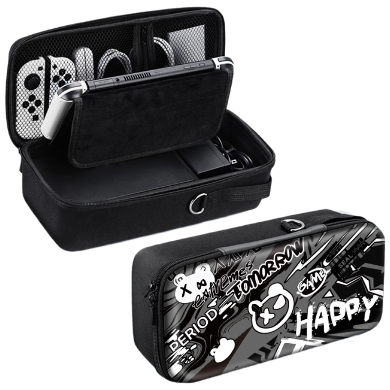 Jemdo Nintendo Switch 2 Storage Case, Large Capacity Protective Box for NS2 Handheld Pro Controller, Grip, Charger, Base, Shell Cover, Tempered Glass Film, Complete Set of Accessories