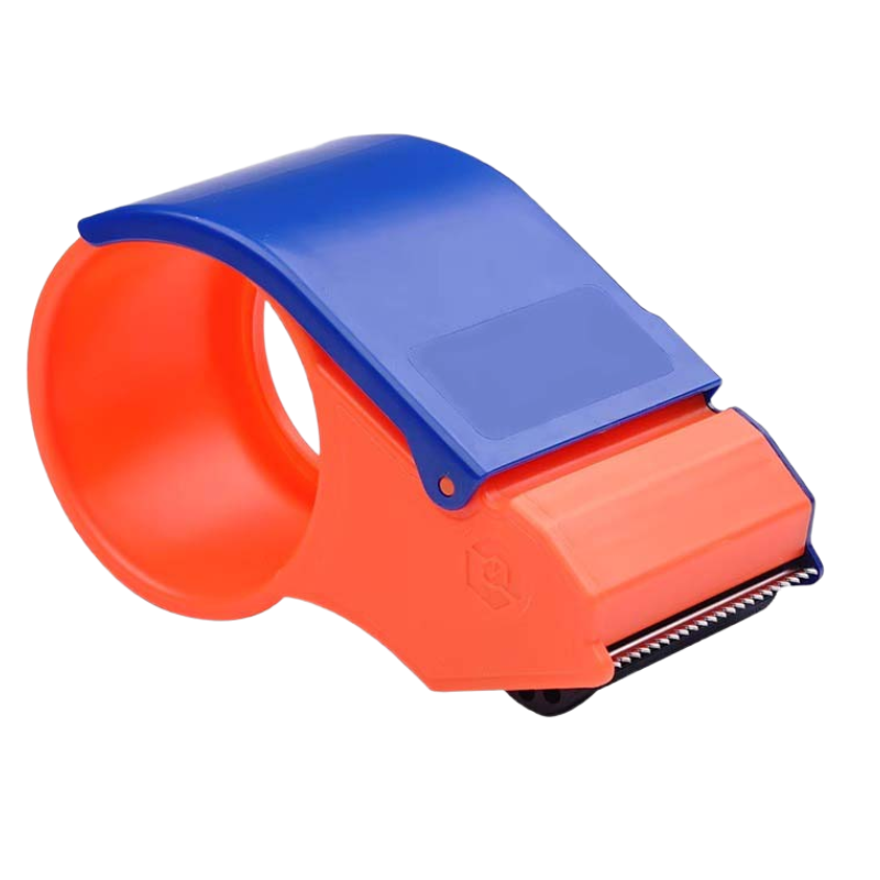 Licao Transparent Tape Cutter Sealer Labor-Saving Design Metal Serrated Sharp Medium Size Suitable for Width ≤48mm Lightweight Packing Tool