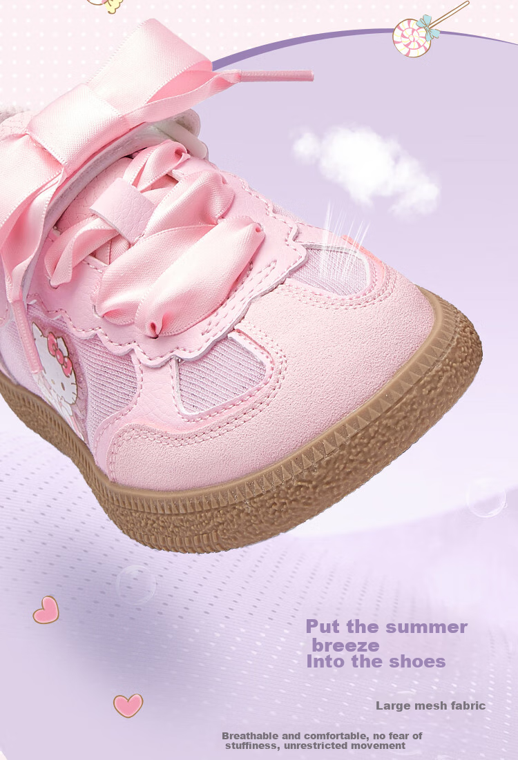 BALABALA Children's Shoes, Girls' Skateboard Shoes, German Training Shoes, Summer 2025 Breathable Footwear [Kuromi IP], 208225141034 3