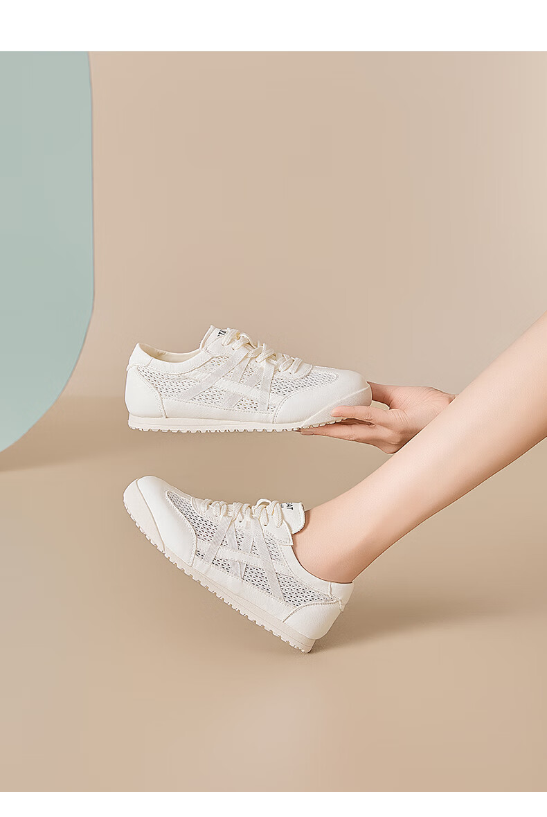 Saturday Mesh Training Shoes Women's 2026 New Summer Breathable Non-Stuffy Casual Soft Sole Comfortable White Sneakers 12
