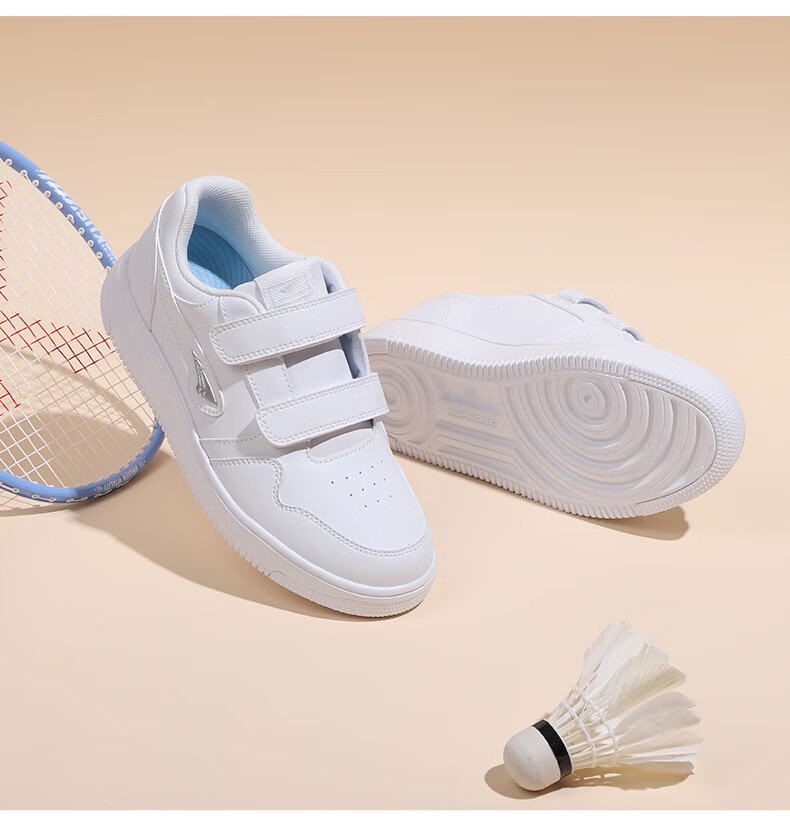 DR·KONG Sports Shoes, Autumn Season, for Boys And Girls, School White Sneakers, Casual Skateboard Shoes, 2C10A3016AX, White Color, Size 38 6