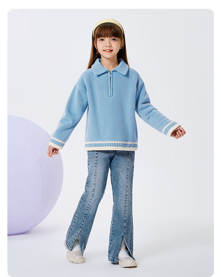 BALABALA balaOne Kids Sweater Boys 2025 Autumn Pullover Knitwear Girls 208325103206 7