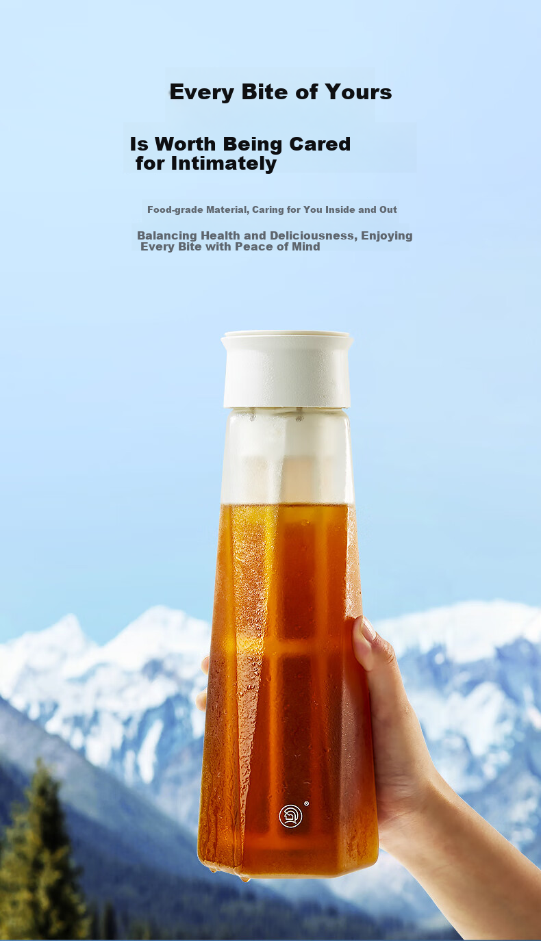 Hero Fanjing Cold Brew Bottle, Cold Brew Coffee Maker with Filter, Cold Water Pitcher, Tea Infuser, Cold Brew Ice Drip Pitcher, Diamond Mirror Versio 10
