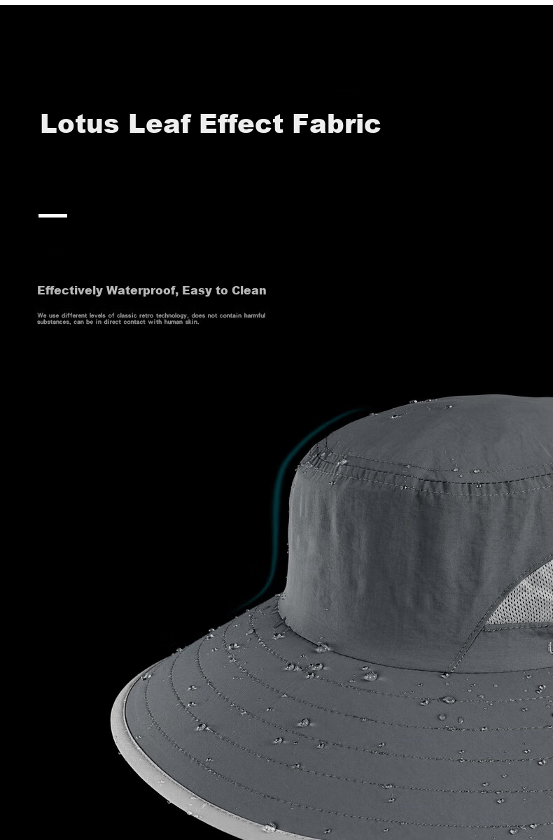 Zhanshuniao (Full Face Coverage) Fishing Sun Protection Hat for Men, Large Head Circumference, Sun Visor, Outdoor Fisherman Hat, UV Protectio 11