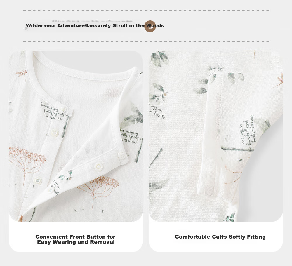 YEEHOO Children's Home Wear Set, Gauze Thin Summer Pajamas for Boys And Girls, Air Conditioning Clothing, New Style 14