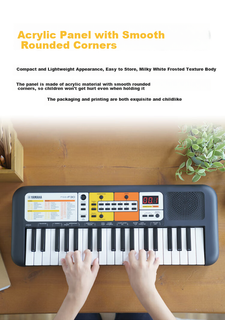 YAMAHA Electronic Keyboard PSS-F30, Children's Toy with 37 Keys, Musical Instrument for Toddlers And Early Educatio 7
