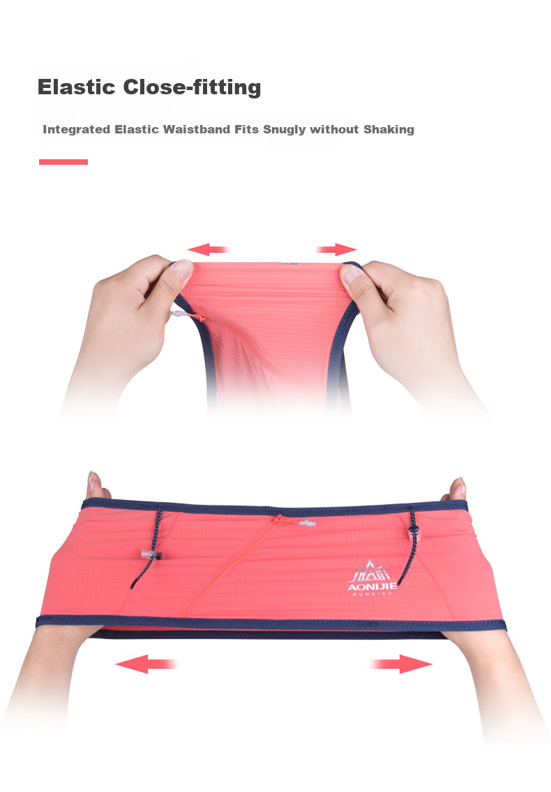 AONIJIE Running Waist Pack for Men And Women, Sports Belt, Outdoor Fitness Hiking Marathon Invisible Phone Pouch 8