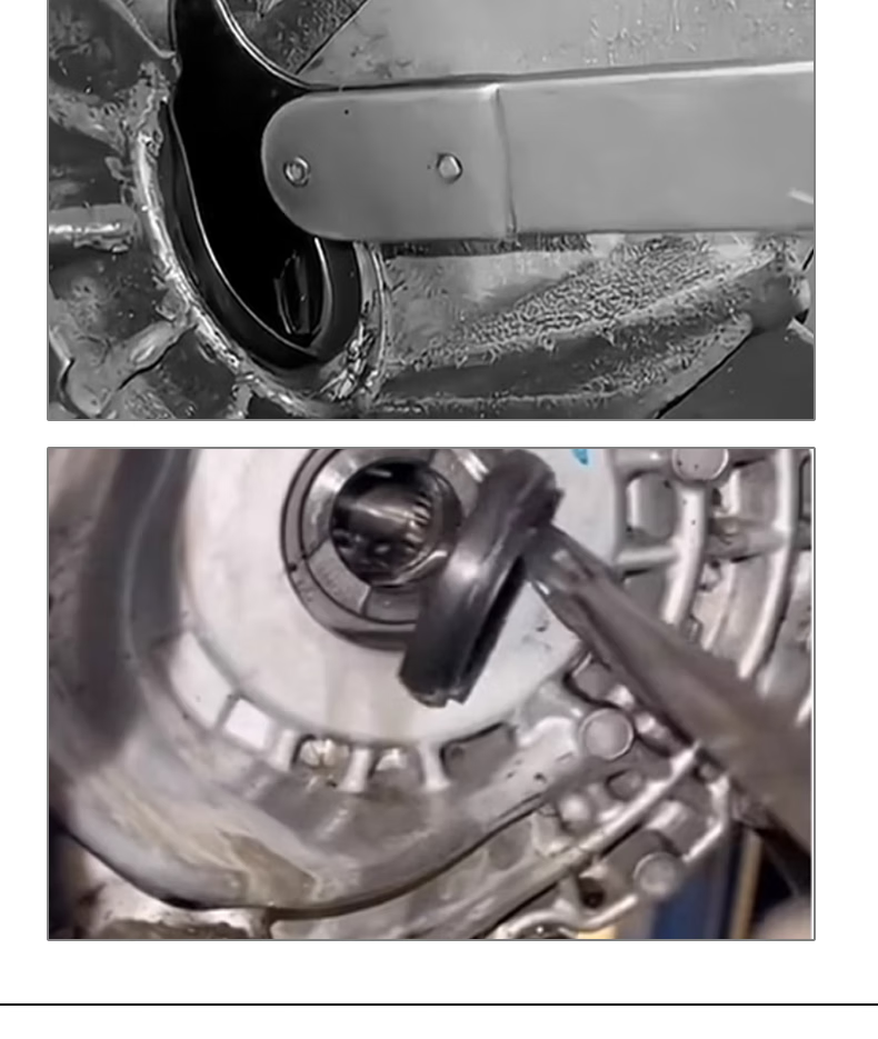 Wolvan Double-Head Oil Seal Puller Automotive Oil Seal Hook Wrench Remover Installation Tool 2