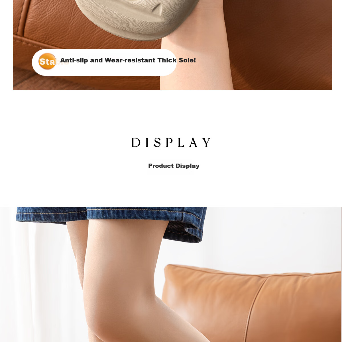TZLDN Thick-Soled Heightening Heel Slippers for Women, Outdoor Wear, 2026 Summer New Style, High Aesthetic EVA Squishy Feeling Women's Sandals 7