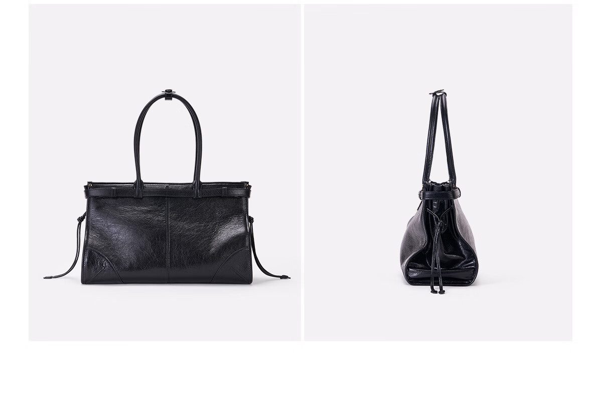 Hush Puppies Women's 2025 New Fashion High-End Handbag Commuter Tote Large Capacity Shoulder Bag Birthday Gift 24