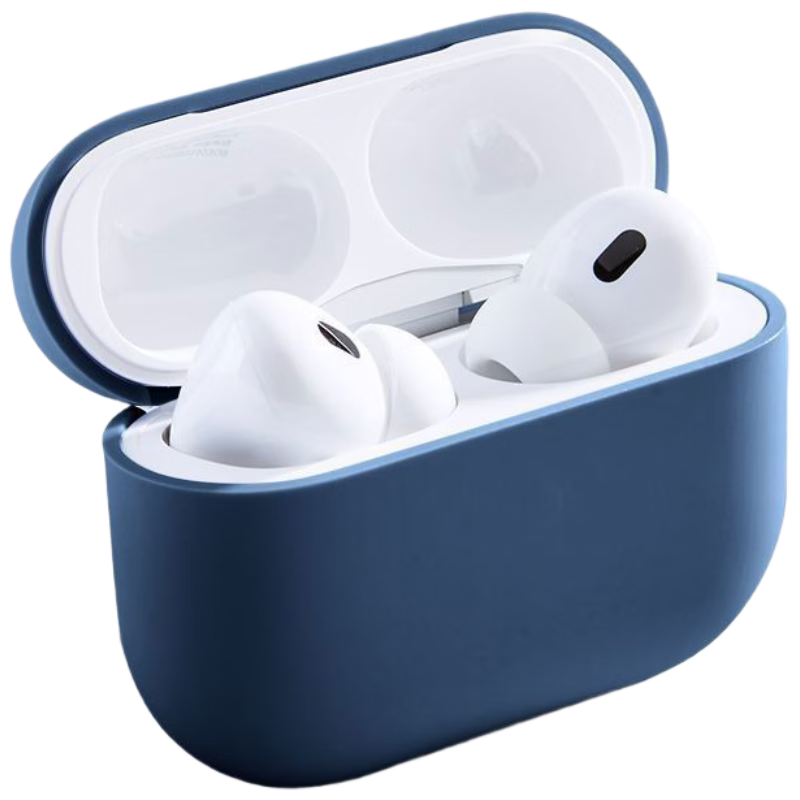 HotFire AirPods Pro 3rd Gen Protective Case Silicone Full Cover Shockproof Dustproof Soft Shell - Midnight Blue