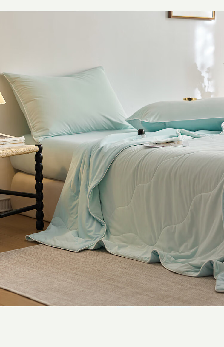 LIIESEN [Japanese Original] COOLME Cooling Air Conditioning Quilt, Antibacterial Single Bedding, Summer Quilt, Summer Cool Quilt, Size 2.0 4