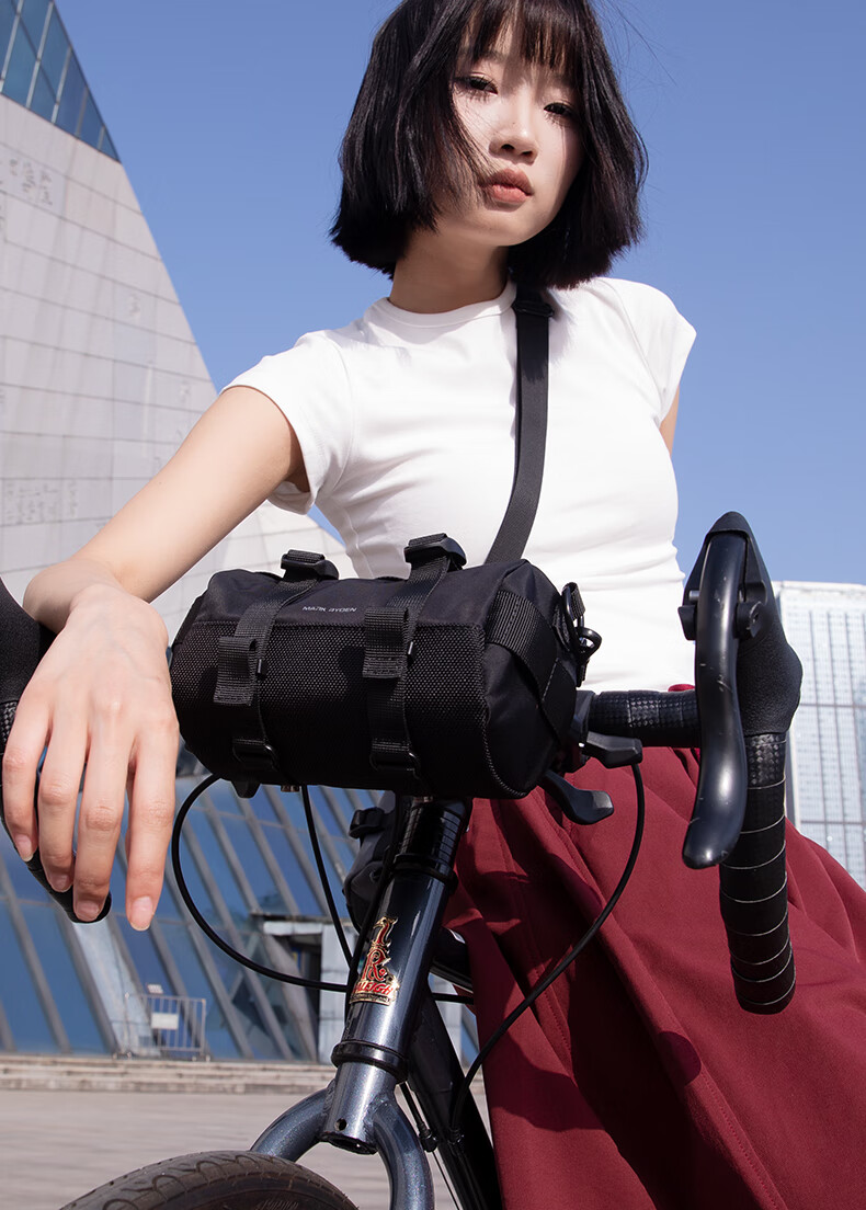 MARK RYDEN Shoulder Bag Crossbody Bag Sports Cylinder Small Bag for Men And Women, Outdoor Cycling Mini Backpack with Detachable Shoulder Strap 8