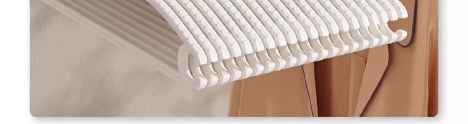 YOUQIN Wide Shoulder Hangers Non-Slip Clothes Drying Rack Thickened 5-Pack Anti-Shoulder Deformation Clothes Hangers for Home 13