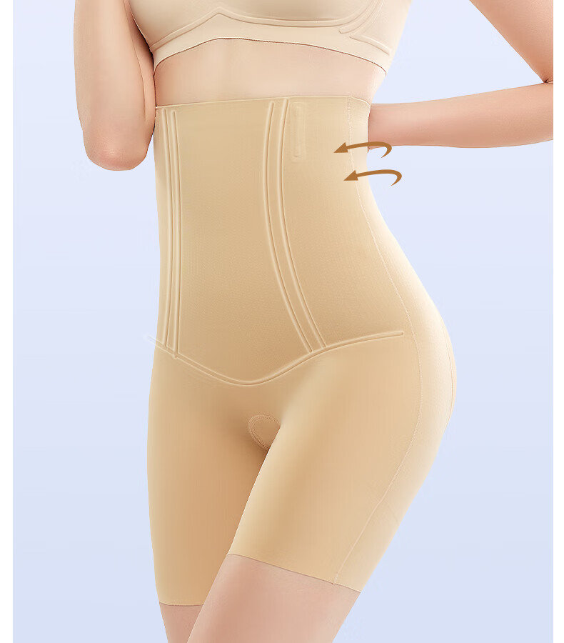GRACEWELL High Compression Tummy Control Shaping Waist Trainer Hip Lifting Postpartum Body Shaping Pants Black XL 9