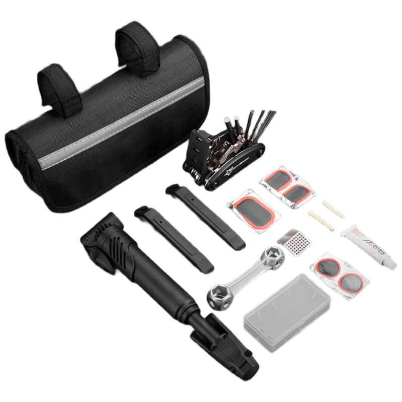 Fengshang Bicycle Repair Tool Kit Tire Patch Pump Wrench Set Mountain Bike Multi-Tool
