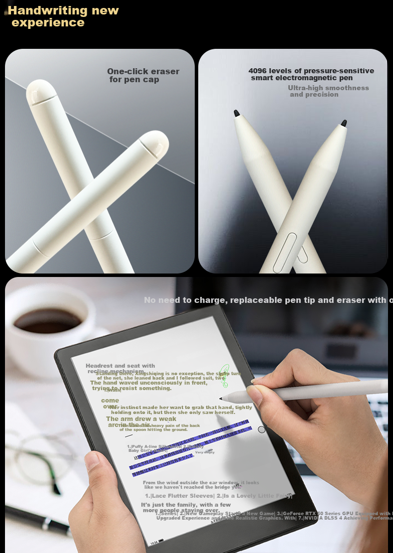 JDRead Collaboration MEEBOOK M8 Series Protective Leather Case Screen Protector 11
