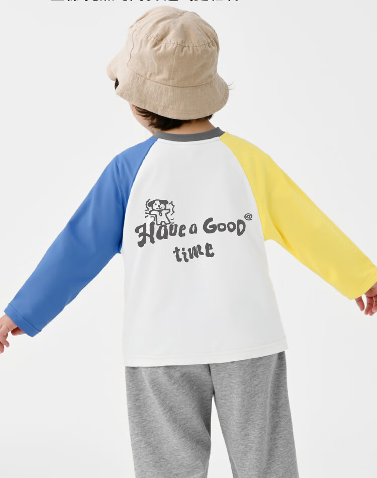 Badibadi Spring And Autumn Infant Boy Long-Sleeve T-Shirt, Baby Undershirt Sweatshirt, Green, Small Tent, Size 130 4