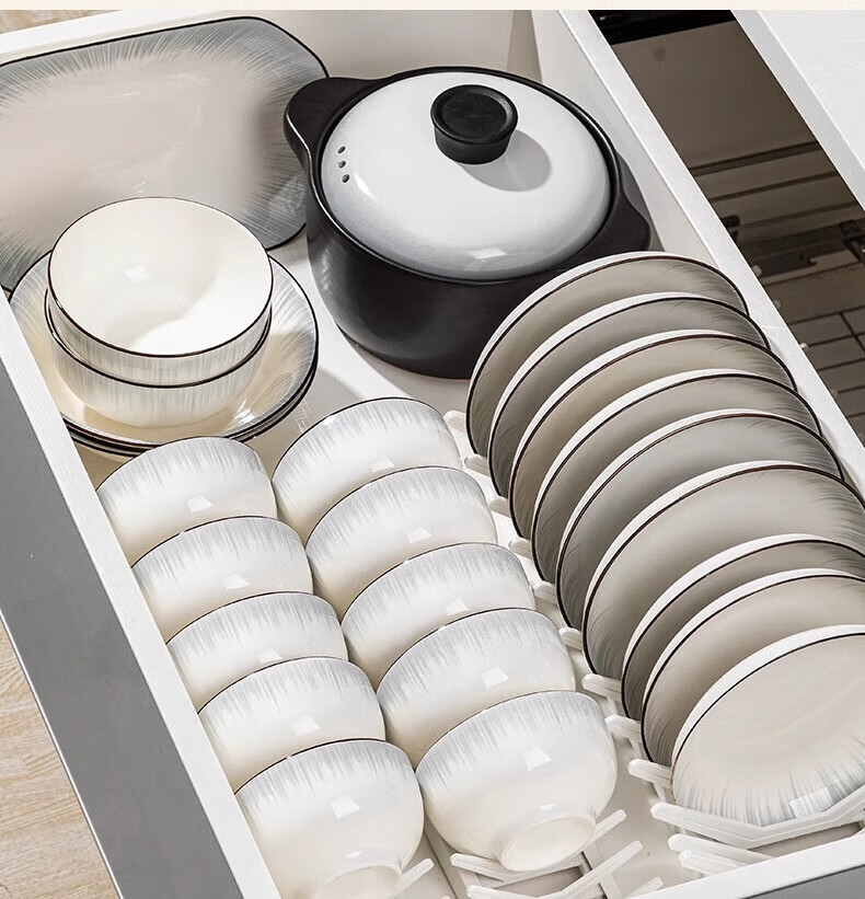 Hechuanwu Bowl And Plate Set, Japanese Style Household Use, 36-Piece Ceramic Tableware Set, High-Temperature Underglaze Color Dinnerware Gift Box, Housewarming Gift 11