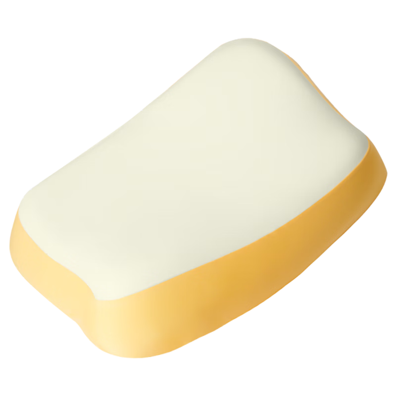 Let's Sleep Silicone Toast Pillow for Adults, Maternity Class A, Cervical Spine Memory Pillow, Slow Rebound High Breathable Nipple-Level Material
