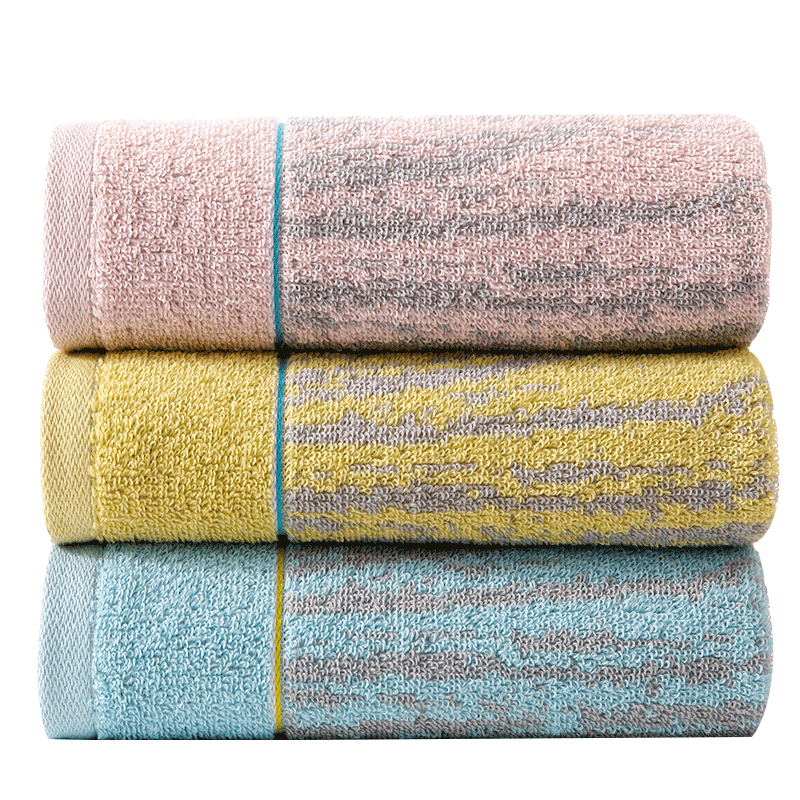 KING SHORE Class A Pure Cotton Towel, Absorbent Face Towel, Sports Towel, Pack of 3