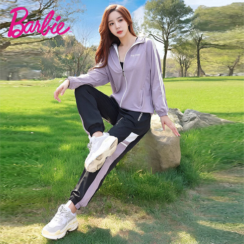 Barbie Badminton Suit Women's Yoga Set Morning Running Suit Casual Suit Running Suit Breathable Sports Suit Ladies Suit