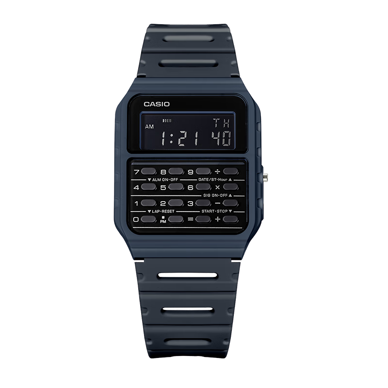 Casio Men's Retro Small Square Calculator Student Digital Watch CA-53WF-2B