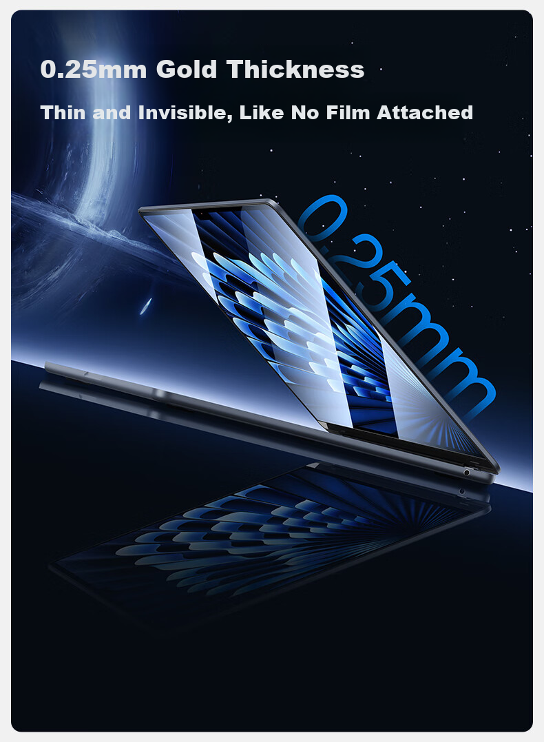 Shanmo [Screen Coating Friendly] Tempered Glass Screen Protector for Apple MacBook Air 15.3-inch M5/M4/M3 2026/25/24 Laptop 7