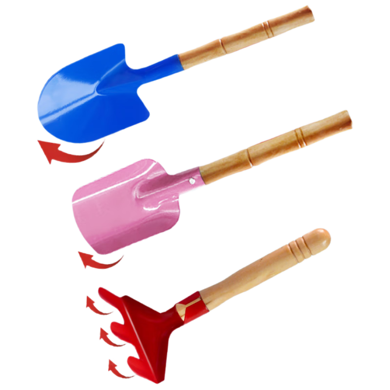 Lezhe Children's Beach Toy Set for Ages 1-3-6-12, Outdoor Sand Digging Tools, Boys and Girls Seaside Shovel Sand Play Set