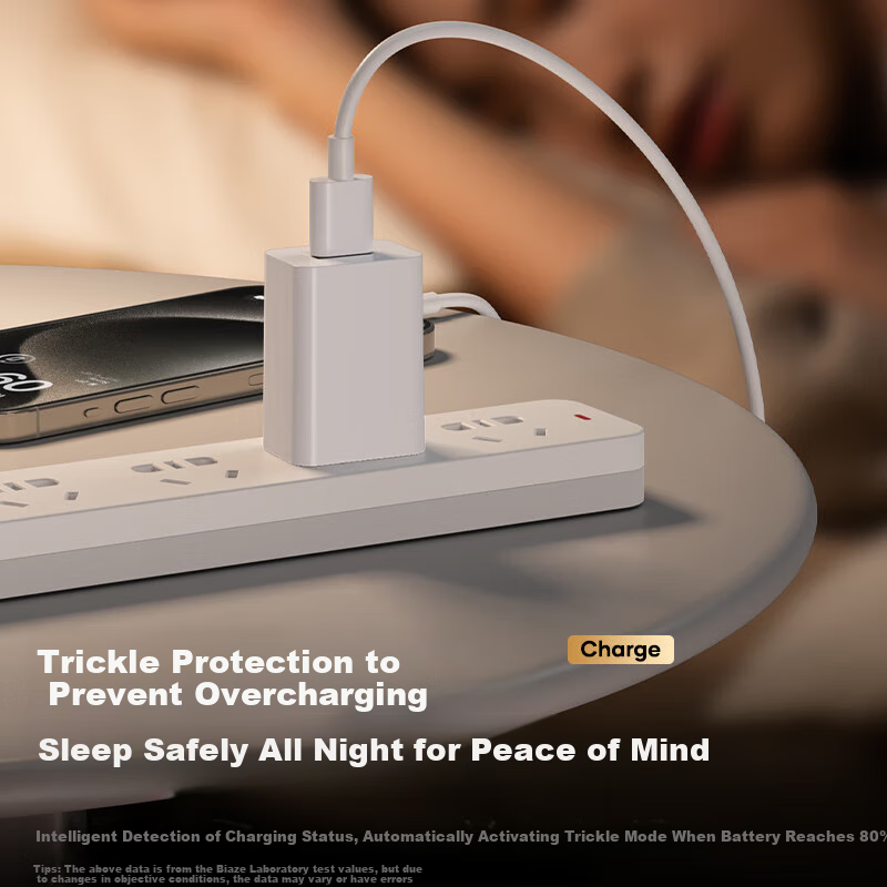 BIAZE 5V 2A/1A Charger USB Socket Head Compatible with Apple Huawei Honor Vivo Xiaomi OPPO Redmi Samsung Phones, Smartwatches, Bracelets, Bluetooth Headphones Power Adapter