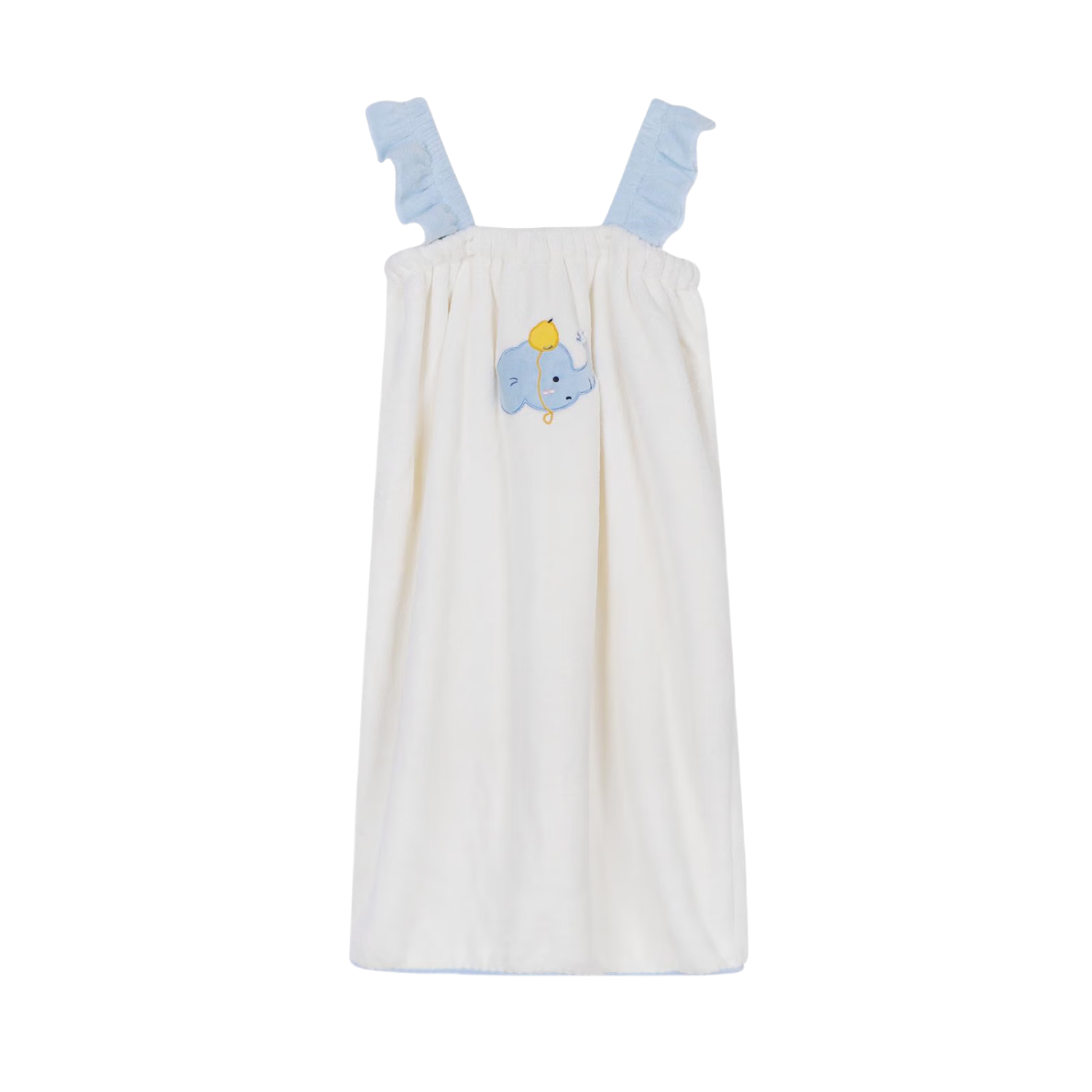 Fanyejia Suspender Bathrobe, Summer Wrap-Style, Can Be Worn Full Body, Absorbent, Quick-Drying, Can Be Wrapped, for Female Students, Home Bathrobe, Bathing Suit