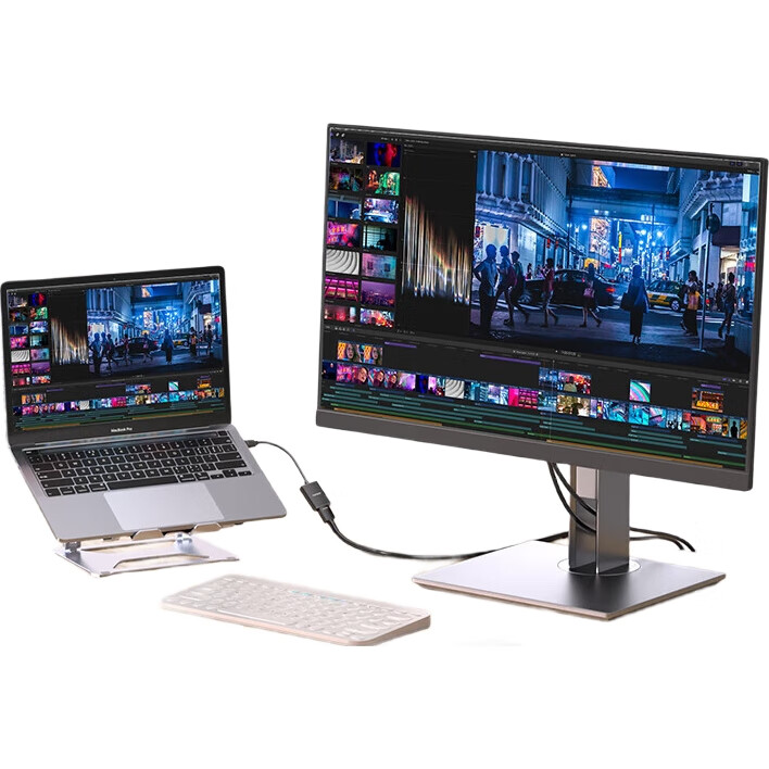 Shengwei USB to HDMI конвертер-адаптер, 1080p HD, двухэкранное расширение для ноутбука/хоста, внешняя видеокарта для подключения к телевизору, проектору, монитору, AUH0015G