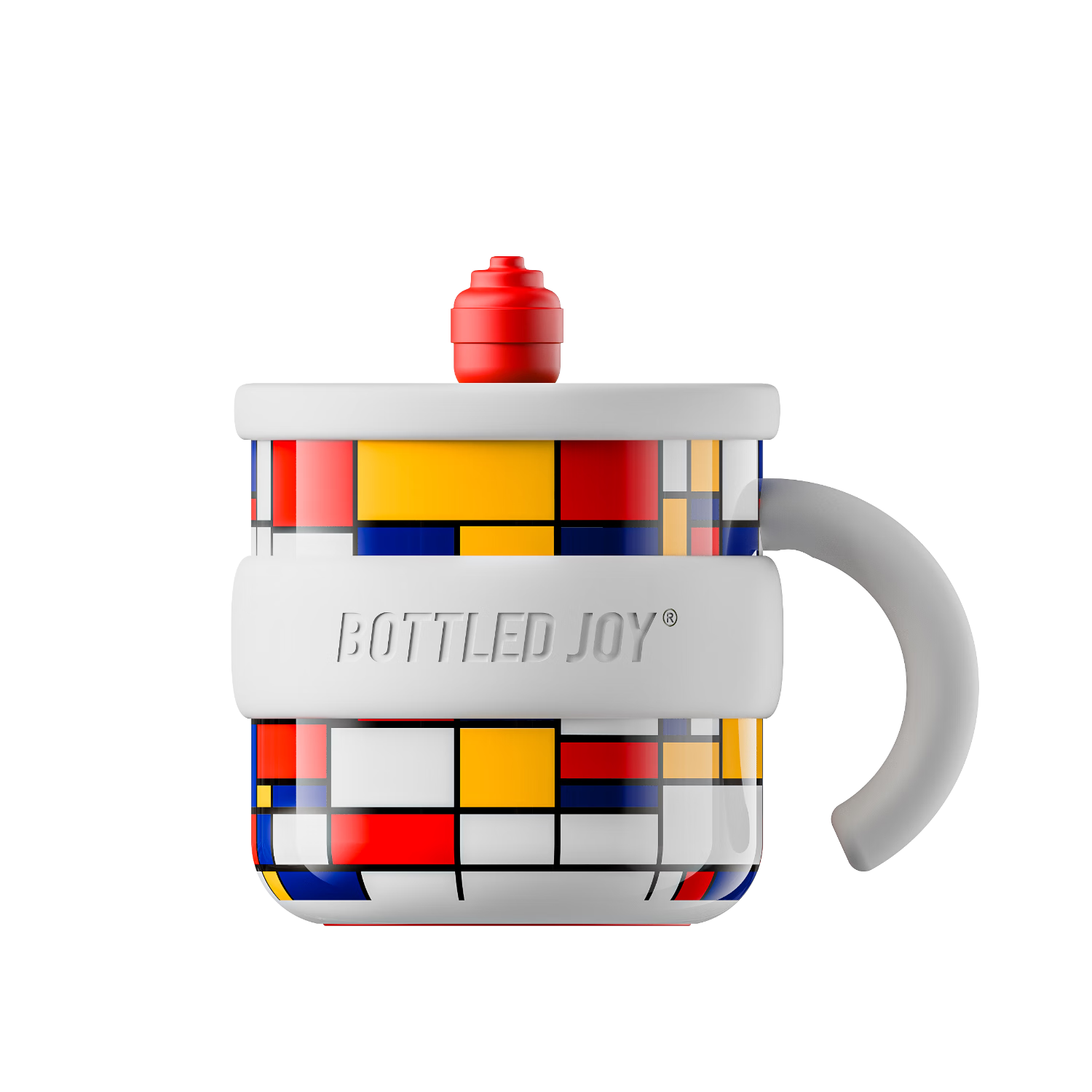 Dundun Bottled Joy Mug, 316 Stainless Steel Office Cup with Lid, Coffee Cup, Insulated Thermos, Student Water Bottle