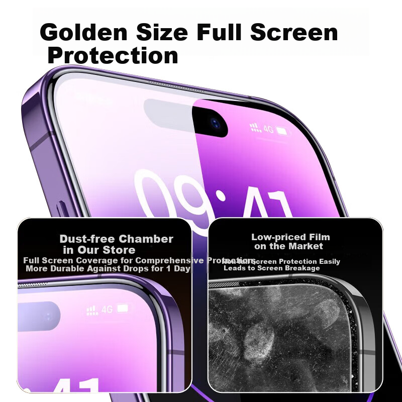 Защитное стекло Baozou для Apple iPhone XR, закаленное, прозрачное, полное покрытие, противоударное, отпечатков пальцев, защитное от царапин