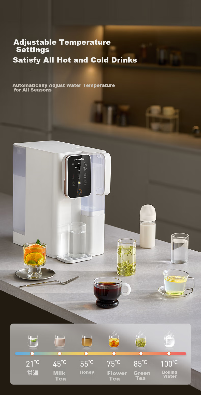 Joyoung Countertop Water Purifier 6-Year No Filter Replacement Instant Hot Water Dispenser Home Installation-Free RH550【Price Guarantee 618】 5