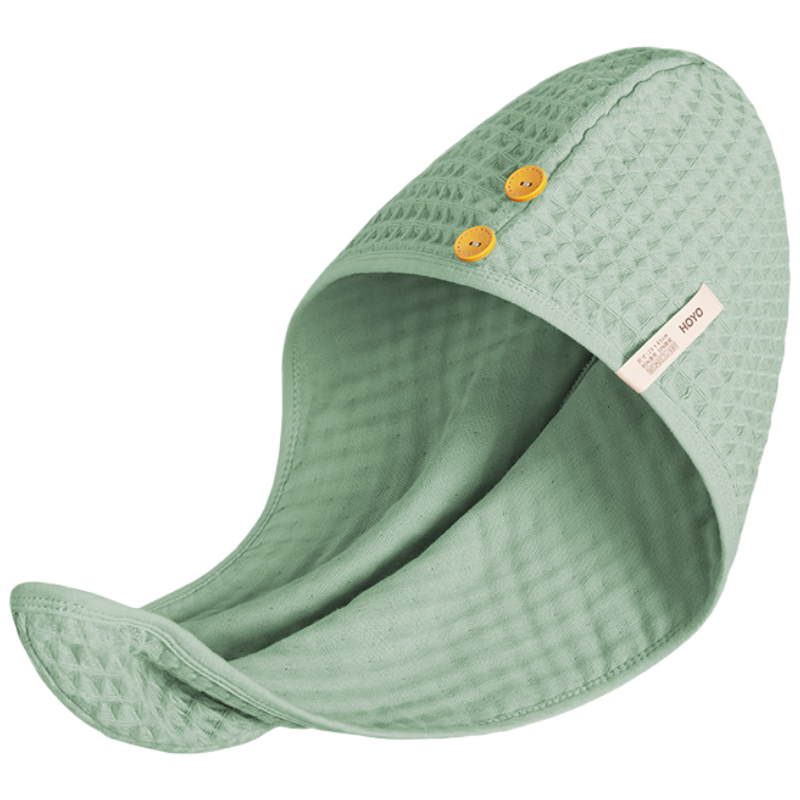 HOYO Japanese Andean Cotton Hair Drying Cap, Skin-Friendly, Absorbent, Quick-Drying Towel, Head Wrap, Shower Cap, Hair Drying Towel, Single Piece Qiancao