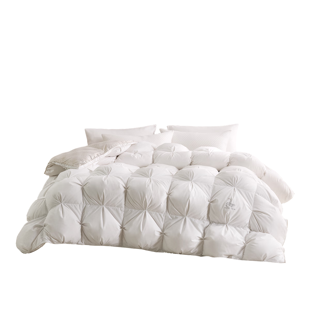 LOVO Luolai Class A 100-Thread Count 95% White Goose Down Quilt Winter Quilt 1000g Filling 200x230cm White