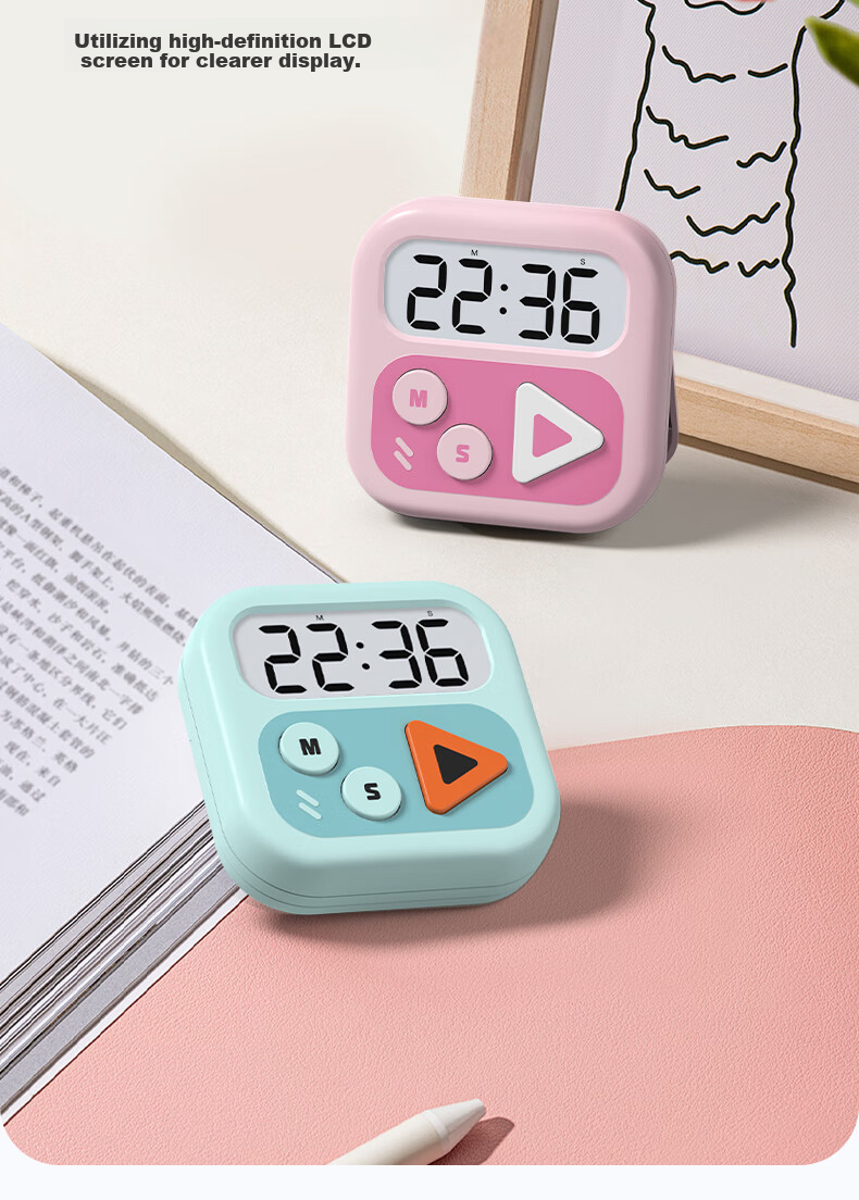 Timess X Disney Collaboration Visual Timer, Kitchen Cooking Timer, Student Dopamine Time Management Device, Back-To Gift 10