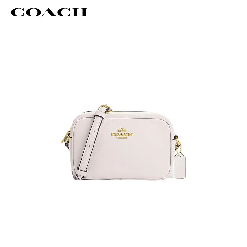 COACH [Brand Direct Supply], Women's JAMIE Small Shoulder Crossbody Camera Bag, White CQ875, New Year Gift